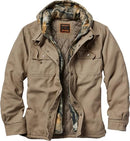 LEGENDARY WHITETAILS MENS STOCKYARDS CANVAS WESTERN COAT SIZE LARGE - KHAKI - Brand New