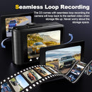 NEZION DASH CAMERA, 4K/1080P DASH CAMERA FRONT AND REAR BUILT-IN 5GWIFI - BLACK - Like New