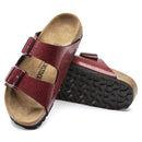 BIRKENSTOCK GIZEH BS SANDALS REGULAR FIT - SIZE 5 - MAGICAL METALLIC MAROON Like New