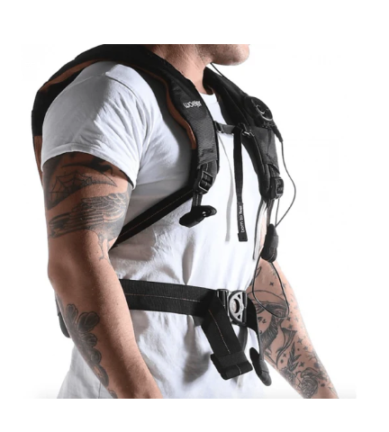 Woojer Vest Edge Hi-FI Haptic Vest Games Music Movies VR WJRVE101 - Black - Like New