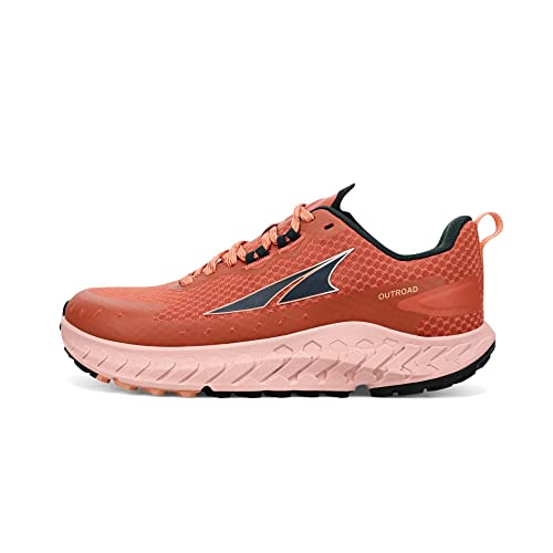 AL0A7R72680 ALTRA Women Outroad Trail Running Shoe Red/Orange 9 - Like New