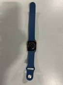 APPLE WATCH SERIES 8 (GPS + LTE, 45MM) - GOLD CASE WITH ABYSS BLUE SPORT BAND - Like New