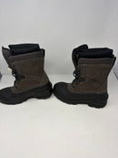 KAMIK MEN'S NATION PLUS WATERPROOF SNOW BOOT - SIZE: MEN 8 (AU/UK M7) - GRAY - Like New