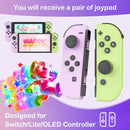 J-C PAD WIRELESS CONTROLLER FOR VIDEO GAME - PALE GREEN/PURPLE - Like New