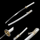 JianXuanDaDJ Handmade Pure White Katana Extremely Sharp Hand Honed Blade - Brand New