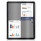 EVERSUPPLY ENCLOSED BULLETIN BOARD LOCKABLE DISPLAY CASE 26x20 - GREY - Like New