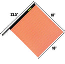 18" orange oversize load flag with quick mount connector - Brand New