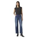 72693-0252 LEVI'S WOMEN'S RIBCAGE STRAIGHT ANKLE JEANS 30 X 27 - COOL AGENDA - Brand New
