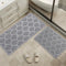 Upgraded Non Slip Bathroom Rugs Sets 2 Piece, Washable Waffle Bath Mats Set - Brand New