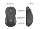 LOGITECH SIGNATURE M550 L FULL SIZE WIRELESS MOUSE LARGE - GRAPHITE - Like New