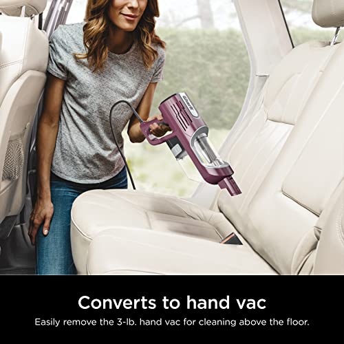 SHARK ULTRALIGHT PETPRO CORDED STICK VACUUM POWERFINS HAIRPRO - WINE PURPLE - Like New