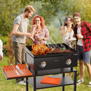 GUSOYO FULL-EDGE 22" BLACKSTONE SILICONE GRIDDLE COVER 16" SPATULA - ORANGE - Like New