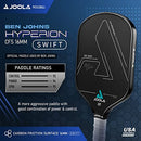 JOOLA PROFESSIONAL PICKLEBALL PADDLES, HYPERION, 16MM, SWIFT, BEN JOHNS - BLACK - Like New