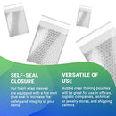 Amiff Clear Bubble Out Bags 15x17.5" Pack of 10 Self Seal Bubble Pouches - Brand New