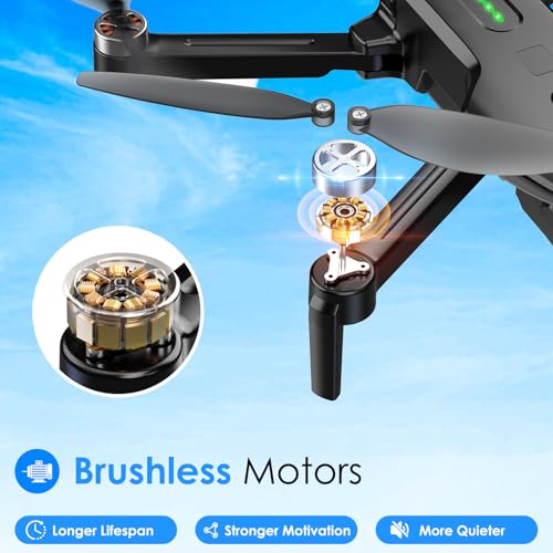 LNNKINE DRONE 1080P FPV DRONE WITH 2 BATTERIES, FOLDABLE MINI - BLACK - Like New