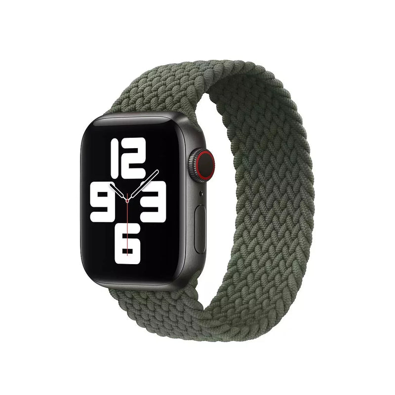 APPLE WATCH 40MM BRAIDED SOLO LOOP - SIZE 1 - INVERNESS GREEN - Like New