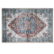 BIBB HOME WASHABLE FLANNEL PRINTED AREA RUG LATEX BACK 5X7FT - - Scratch & Dent