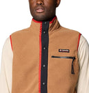 COLUMBIA MEN'S HELVETIA II VEST - SIZE: MEN SMALL - CAMEL BROWN - Like New