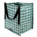 DURASACK REMOVABLE STORAGE TOTE BAG - 22-GALLON POLYPROPYLENE - GINGHAM GREEN - Brand New