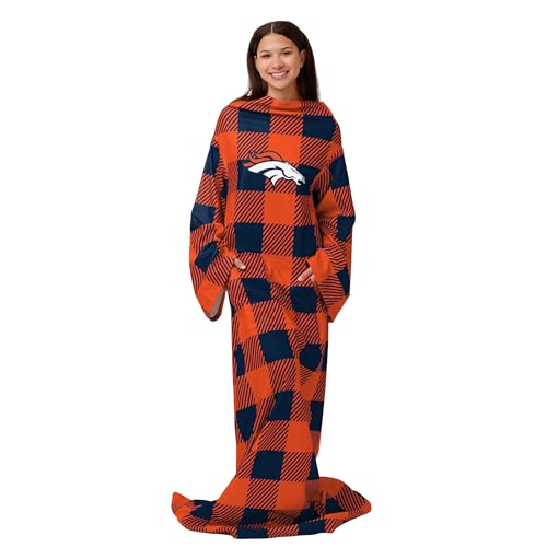 FOCO NFL unisex-adult Nfl Team Logo Oversized Wearable Throw Blanket - Brand New