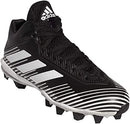 FBG61 Adidas Men's Football Shoe, Black/White/Grey Size 10.5 Like New