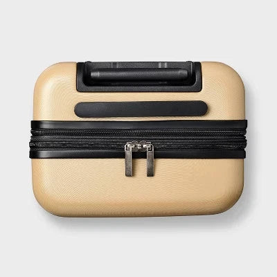 OPEN STORY HARDSIDE CARRY ON LUGGAGE - BEIGE - Like New