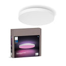 PHILIPS HUE DATURA SMART CEILING PANEL SMALL ROUND 2.49IN X 15.12IN - WHITE - Like New