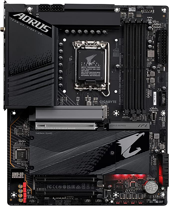 GIGABYTE Z790 AORUS Elite AX Gaming Motherboard Z790-AORUS-ELITE-AX - Black New