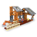 LINCOLN LOGS BEECHWOOD RETREAT BUILDING SET 101 PIECES WOOD LOGS - 00810 - Like New