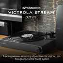 VICTROLA STREAM ONYX TURNTABLE - 33-1/3 & 45 RPM VINYL RECORD PLAYER - Brand New