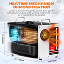 POXURIO 9L LARGE DIESEL HEATER, 8KW 240V/110V/12V/24V DIESEL AIR HEATER - WHITE - Like New