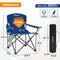 KINGCAMP KAC089 Chair, Folding Camping Quad Chair, Beach Chair, Blue - Brand New