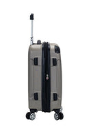 ROCKLAND LONDON HARDSIDE EXPANDABLE LUGGAGE CARRY-ON 20-INCH - SILVER - Like New