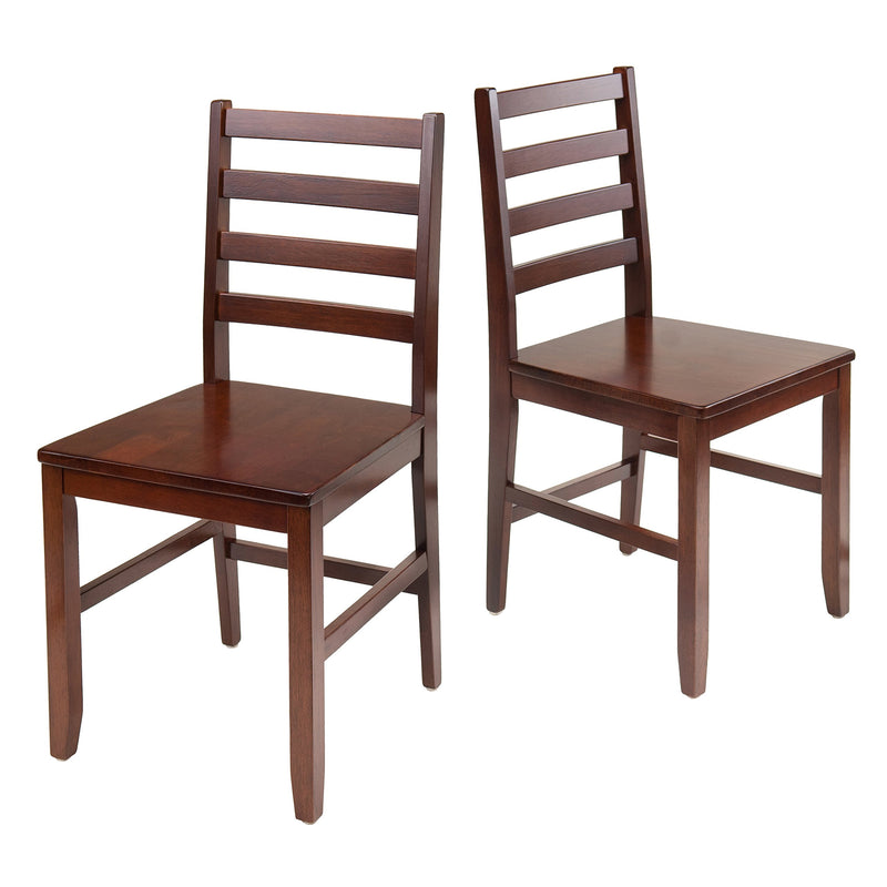 WINSOME HAMILTON SEATING 2 PACK ANTIQUE WALNUT Like New