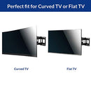 Fleximounts Curved Flat TV Wall Mount TV Bracket 32-65" B073Z97TVC - Black - Brand New