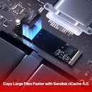SANDISK WD BLUE SN5100 2TB NVME SSD M.2 2280 PCIE GEN 4.0 WDS200T5B0E - BLUE - Brand New