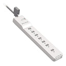 BELKIN BE107200-06 7-OUTLET HOME/OFFICE SURGE PROTECTOR - WHITE - Like New