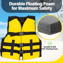 MW Watersports Youth Neoprene Nylon, USCG Approved Life Jacket for Kids - Yellow - Brand New