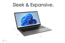 RCA 17.3" FHD LAPTOP, AMD RYZEN 7 5700, 8GB RAM, 512GB SSD RWNR7L1747-TI - Black - Brand New