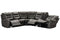 Ashley Wasson Collection 6-Piece Power Reclining Sectional Sofa 73108-S6 - Gray New