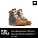 088233 SOREL WOMEN'S EVIE II NW LACE BOOTS - VELVET TAN, GUM - SIZE 8 - Like New