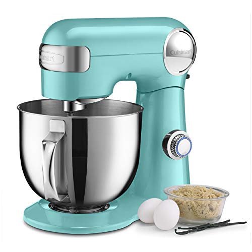 Precision Master 5.5 Qt. 12Speed Robins Egg Die Cast Stand Mixer SM-50 - TEAL - Like New