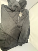 BLUE ICE MEN'S FULL-ZIP LONG-SLEEVE HOODIE - SIZE: MEN 2XL - BLACK - Brand New