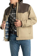8040 Legendary Whitetails Men's Stockyards Bozeman Canvas Western Coat XL Khaki - Brand New