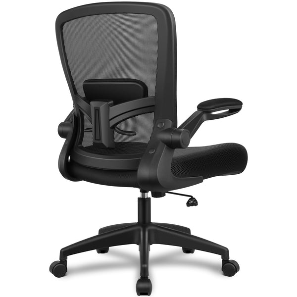 FELIXKING OFFICE ERGONOMIC DESK CHAIR BREATHABLE HIGH BACK LUMBAR SUPPORT BLACK - Like New