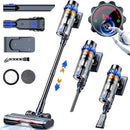 QIKCLN 450W 45KPA CORDLESS VACUUM CLEANER, LIGHTWEIGHT STICK, VC07 - GRAY - Like New