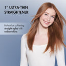 BABYLISS PRO NANO TITANIUM ULTRA THIN HAIR STRAIGHTENER BNT4072TGY MIST - Like New