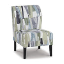 SIGNATURE DESIGN BY ASHLEY CASUAL TRIPTIS ACCENT CHAIR - MULTI EARTH TONES - Like New