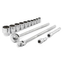 CRESCENT 14 PIECE MECHANICS TOOL SET 3/4" DRIVE 12 POINT - CTK14SAEN - Like New