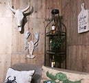 PARISLOFT 3D Wood Galvanized Ocean Theme Wall Hanging Decor (Lobster) - Brand New
